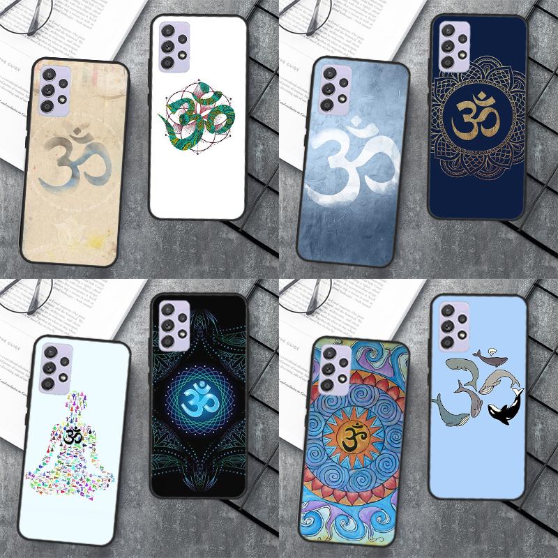 Aum Om Namaste Symbol Zen Yoga Case For Samsung Galaxy A14 A34 A54 A12 A22 A32 A42 A52 A13 A23 A33 A53 A50 A51 A71 Cover