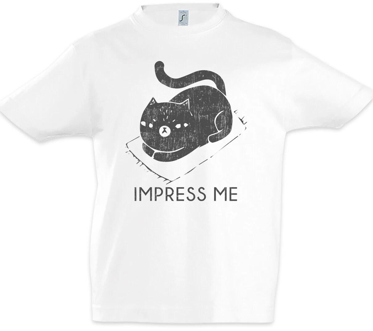 Impress Me Cat Kids Boys kids boys T-Shirt Cats Person Cat Cats Love Addictive 110