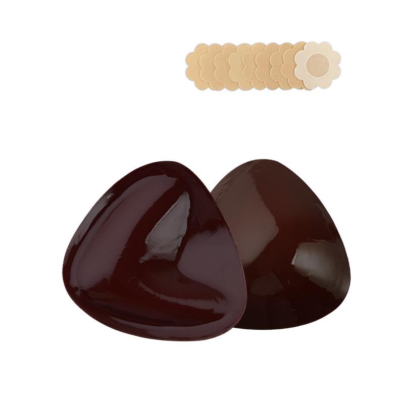 Double-Sided Silicone Nipple Covers & Push-Up Bra Inserts for Deep V Swimsuits