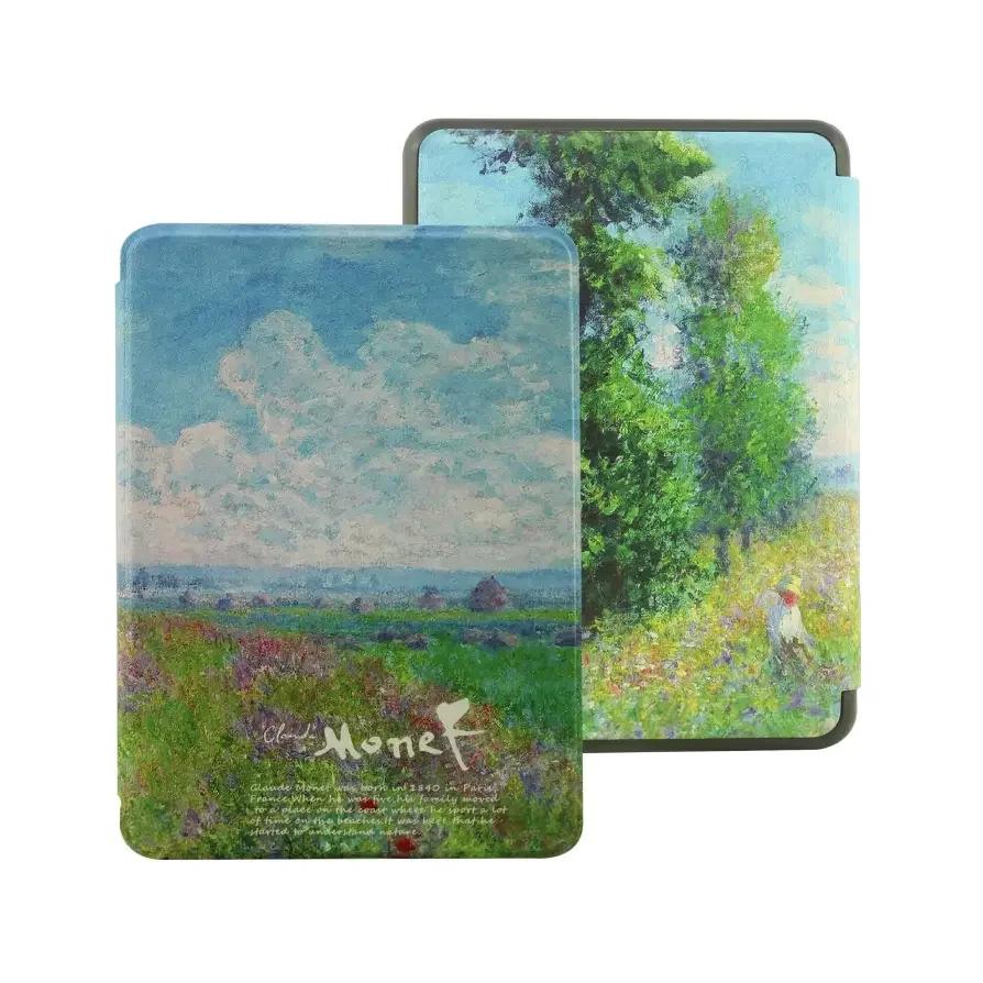 For Kindle Colorsoft Signature Edition 1st Generation Case 7 inch 2025 Leather Case Auto Sleep Cover Paperwhite 12th Gen Funda