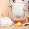 Filtro de Té Reutilizable de Algodón Fino con Mango Desmontable de Acero Inoxidable para Té con Leche Café Té de Frutas Cafetería Casera Preparación de Bebidas