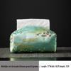 Chinese Zen Woven Fabric Tissue Box
