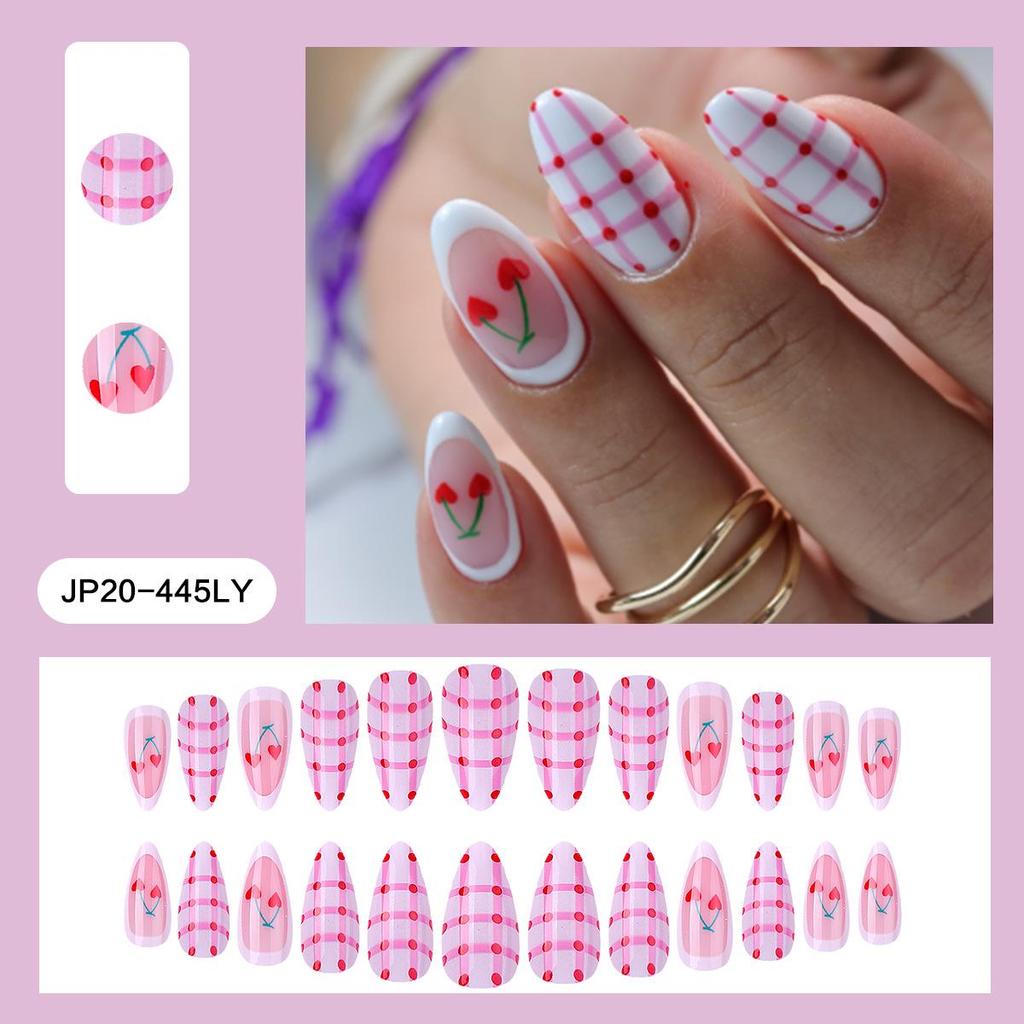 Pegatinas Desmontables para Uñas Estilo Europeo y Americano - Uñas Postizas Simples y Llevables