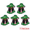 10PCS Fashion Black Girl Embroidered Patch Iron On Patches For Clothing Black Girl Magic Patches For Clothes Jackets Sewing DIY
