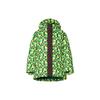 Uniqlo X Marni Collaboration Oil Painting Plaid Hooded Zip Long Sleeve Down Jacket Unisex Outerwear Light-Green 458847-53
