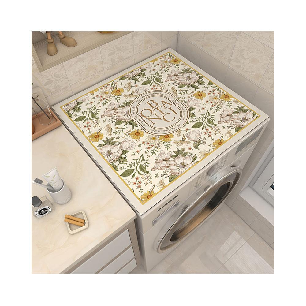 Tappetino per lavatrice Flower Ins Air Fresh Wear Free lavabile tovaglietta può essere tagliato tovaglietta pieghevole