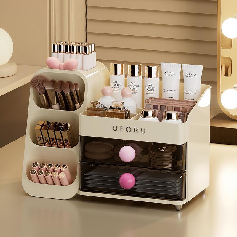 "Scatola Portaoggetti Cosmetici Multifunzione di Lusso per Toelette"