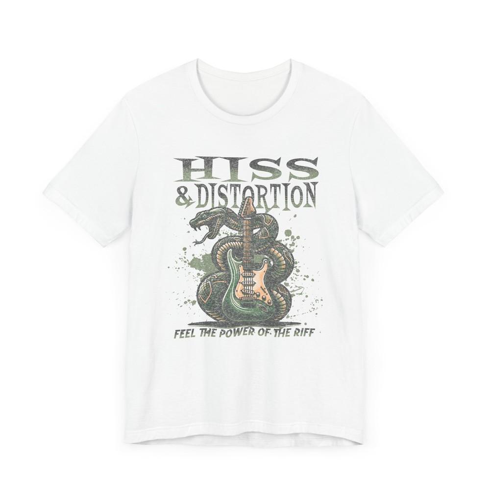 Riff Power Music Tee Distorted Guitar T-Shirt Rock Concert Shirt Unisex Unisex T-Shirt L