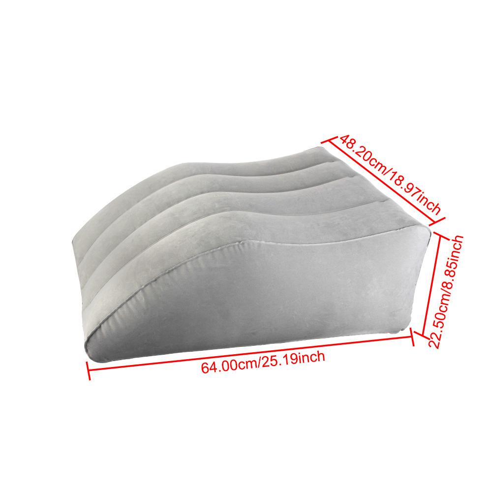 PVC Wedge Pillow Knee Cushion For Travel Camping Sleeping Foot Pillow Elevation Leg Pillows Portable Inflatable Leg Pillow