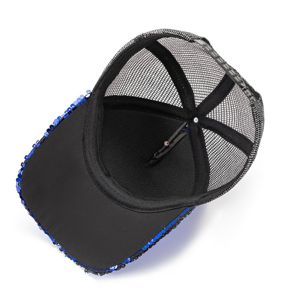 Sequins Spring Summer Sunscreen Cap Sunshade Baseball Cap