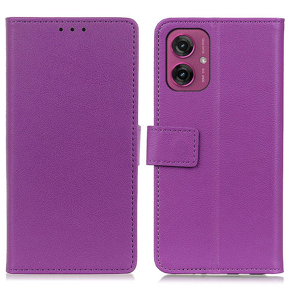 

For Motorola Moto G55 5G Case PU Leather Stand Wallet Phone Cover D