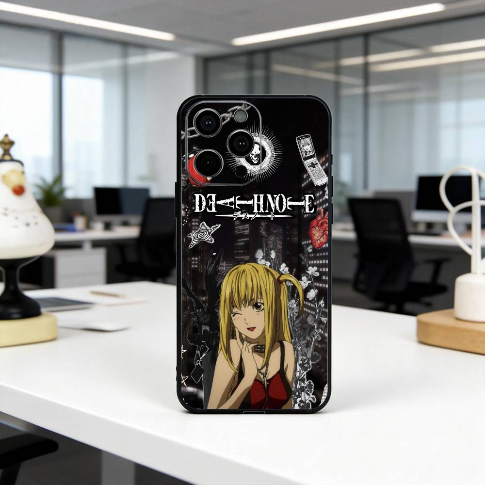 

D-DeathS N-NoteS M-MisaS A-Amane-es Чехол для телефона Силиконовый Мягкий Для IPhone 17 16 15 14 13 12 11 X XR Plus Pro Max Plus iPhone14ProMax