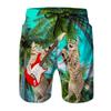 Funny Animal Dinosaur Beach Shorts Pants Men 3D Printing Surfing Board Shorts Summer Hawaii Swimsuit Swim Trunks Cool Ice Shorts