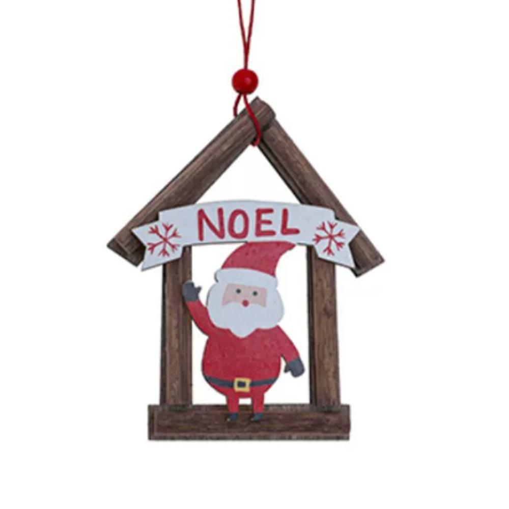 

Hangging Christmas Wooden Pendant Party Supplies Christmas Tree Decorations Home Decoration Style A