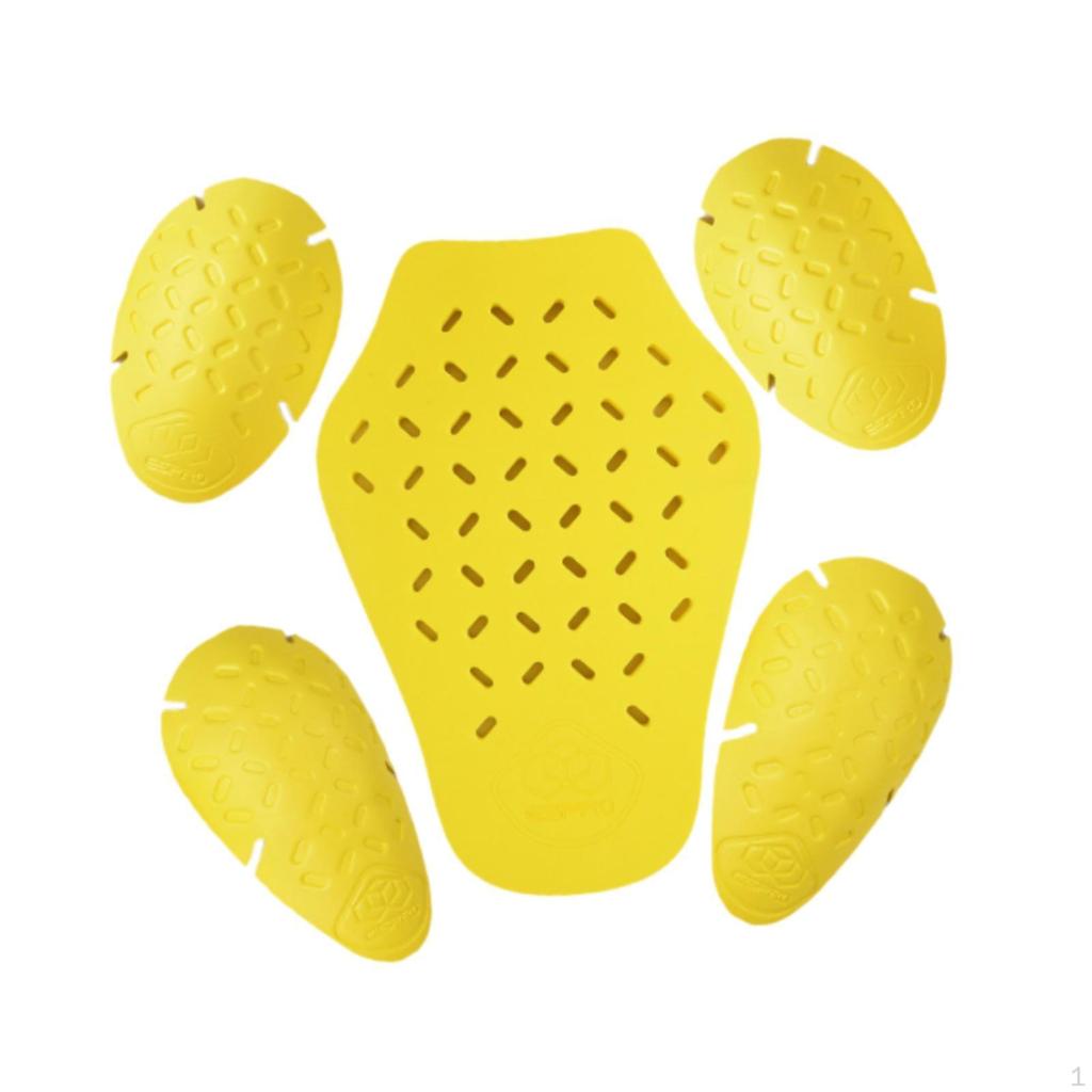 5Pcs Motorcycle Jacket Armor Pads Motorbike Protection Motor Accessories Elbow Back Shoulder