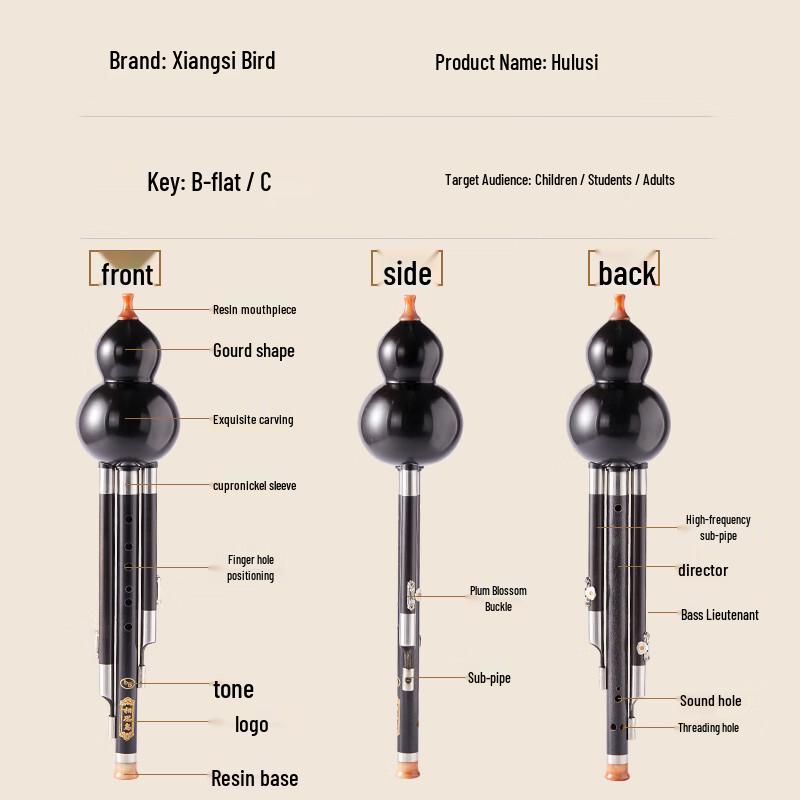 Lovebird Hulusi Flute