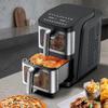 European Standard Double-Layer Touch Control Air Fryer with Visible Heating and Fry Basket