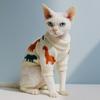 Pet Sweater Small Dogs Cats Colorful Dinosaur Design Winter Warm Clothes XS S M L XL