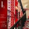 Bridal Chamber Stair Railing Decoration Set for Indoor Engagement & Wedding Celebration