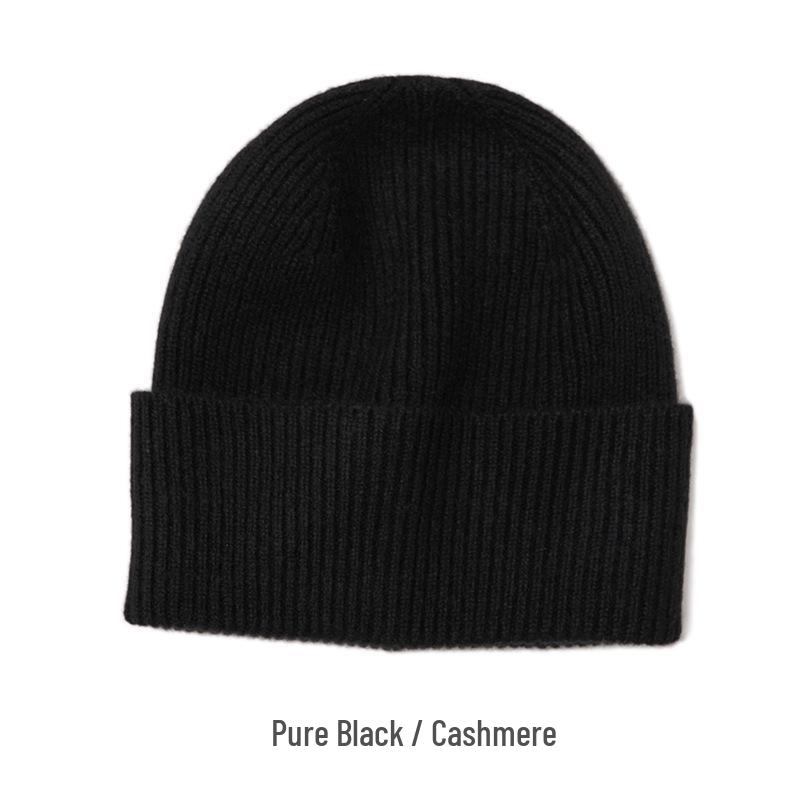 Unisex Cashmere & Fleece Hat: Autumn/Winter, New Style, Thick & Warm Knit One Size