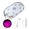 Car Ambient Light Enhance Car's Ambience with 7 Colors Rgb Automotive Light Self-adhesive Magnetic Suction Usb Rechargeable