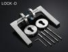 High Quality 304 Stainless Steel  Split Door Lock Handle Fire Door Handle Brushed Surface Multiple Appearances