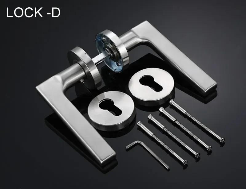 High Quality 304 Stainless Steel  Split Door Lock Handle Fire Door Handle Brushed Surface Multiple Appearances