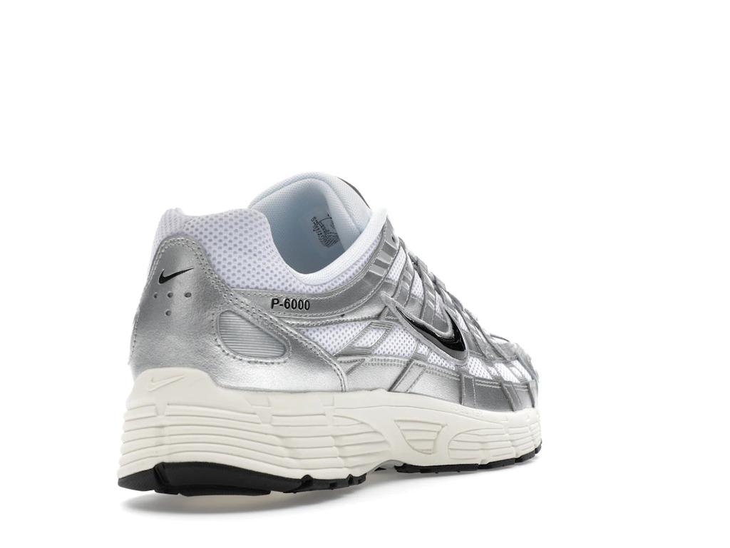 Sneaker Nike P-6000 White Metallic Silver Flat Silver Black(CD6404-105)