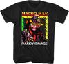 Macho Man Randy Savage Retro Portret Graficzny T-Shirt męski damski lata 80 Fan Wrestlingu Nadruk Codzienny