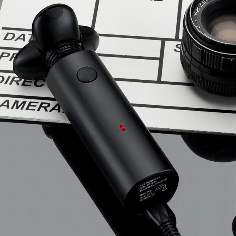 Men's Electric Shaver USB Charging Dual Ring Blade Portable Charging