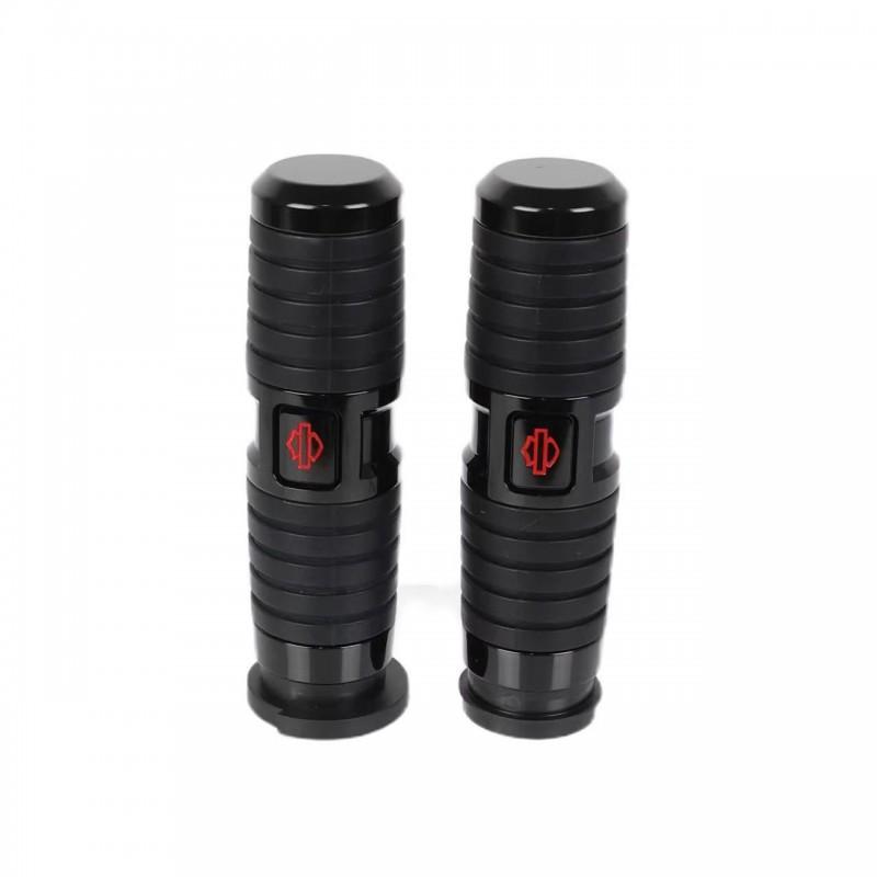 Universal Harley-Davidson Handlebar Grips Road King Street Glide Fat Boy 883 XL48 Aluminum Alloy Anti-Slip Grip Cover