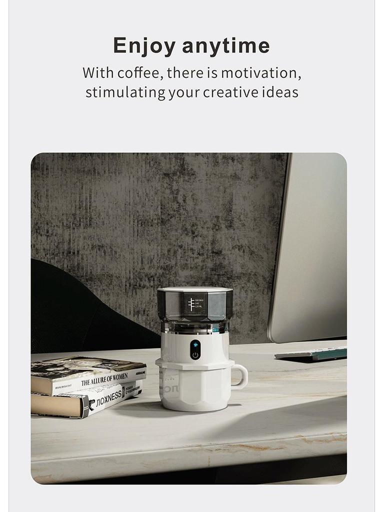 Compact Automatic Drip Coffee Maker for Outdoor Use