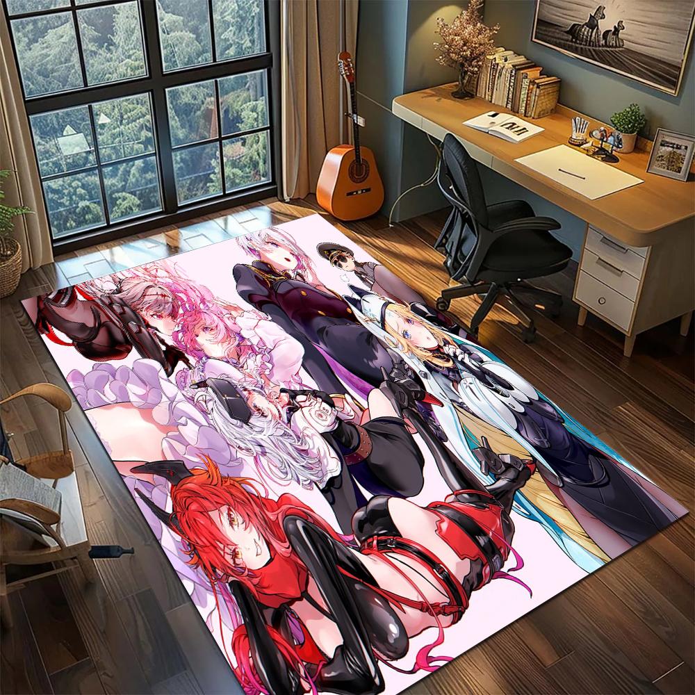 Goddess of Victory Nikke Non Slip Printed Floor Mat Rug Carpet Large Area Rug for Gamer Room Bedroom Decor -xia72 60x90cm