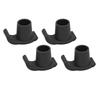 4 Pcs Walker Glide Skis Rubber   Walker Ski Glides Mobility Aid Accessory for Seniors