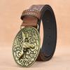 Vintage Men'S Belt Rivet Embossed Belt Men'S Belt Belt Men'S Belt Trendy