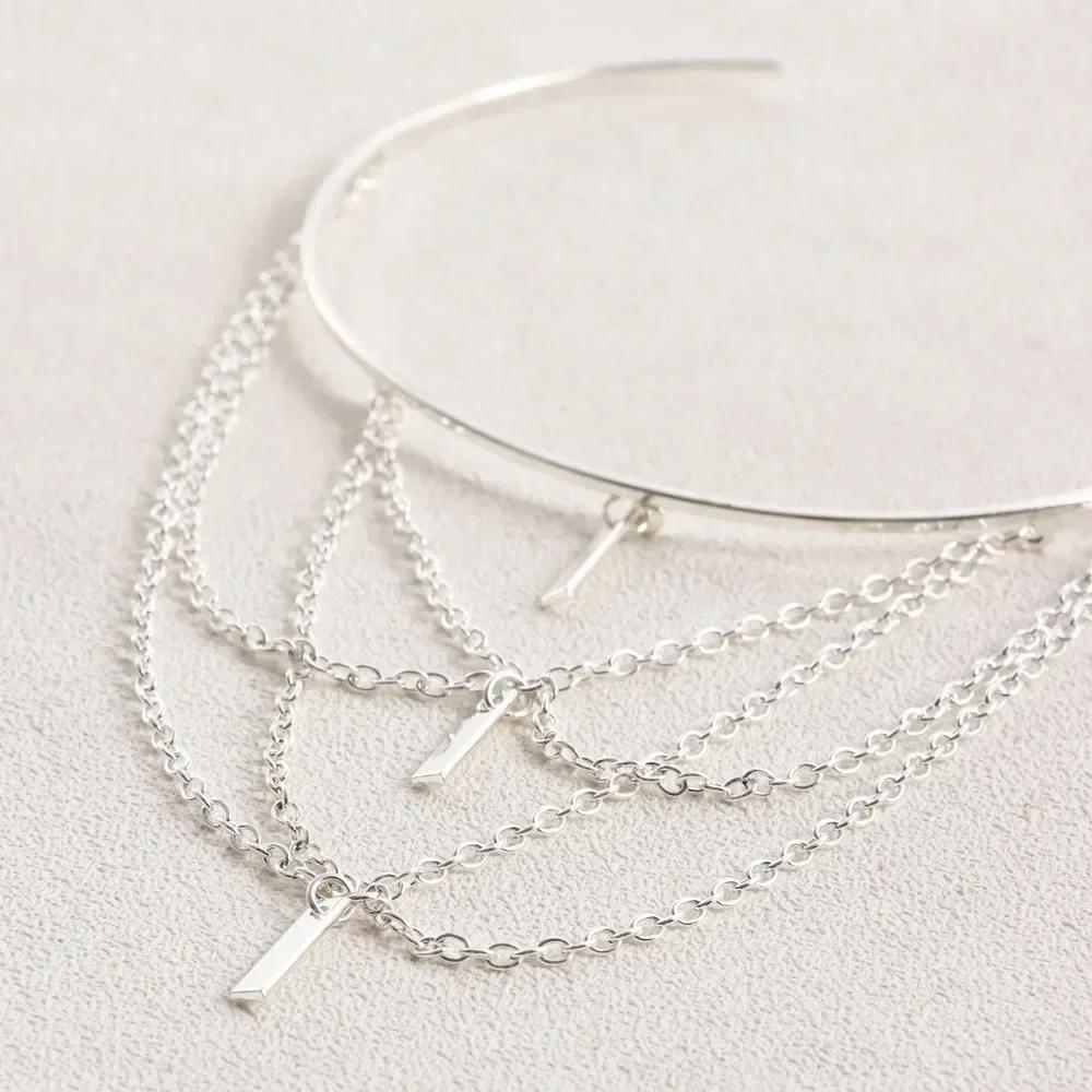 Gold Color Open Upper Arm Bracelet Women's Jewelry Rectangle Charm Tassel Arm Bangle Party Summer Fashion Accessories New