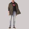 Levis Loose Comfortable Simple Color Block Collar Long Sleeve Work Jacket Men Jacket Green 003MN-0002
