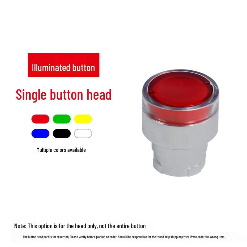 XB2 Series Two-Position Key Selector Switch Head with Rotary Knob ZB2-BE101 Flat Button
