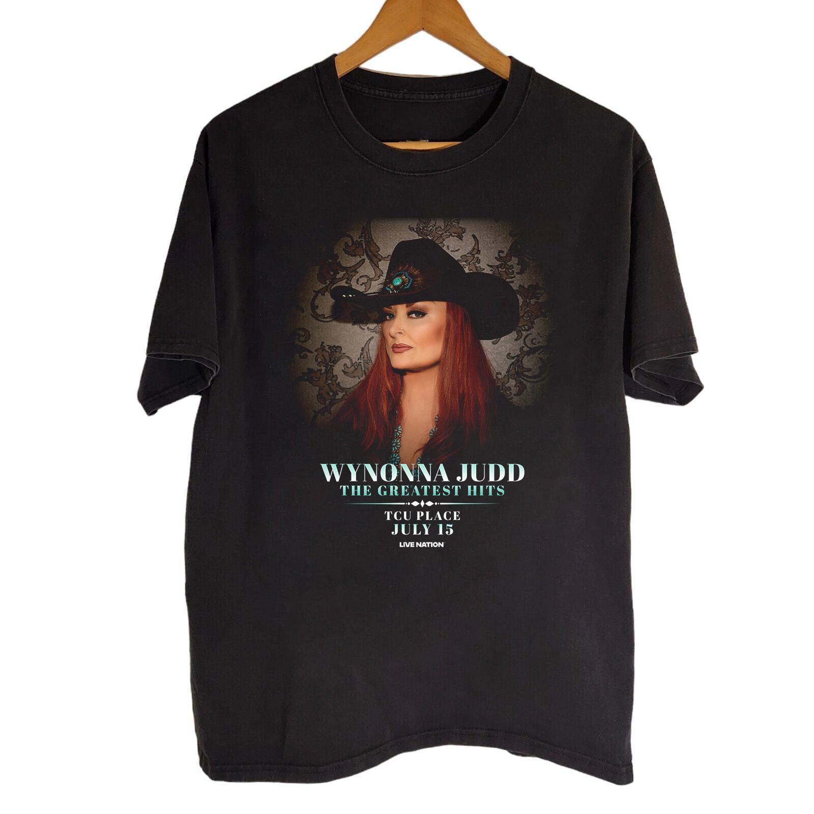 RARE!! Wynonna Judd Tour 2025 Black Cotton All size S-5XL Shirt HRB198 S