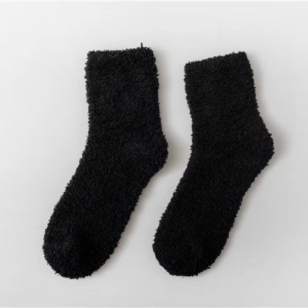 Flauschige Gemütliche Korall samt Socken Winter Warm Schlaf Socken Mode Winter Warm Socken Unisex