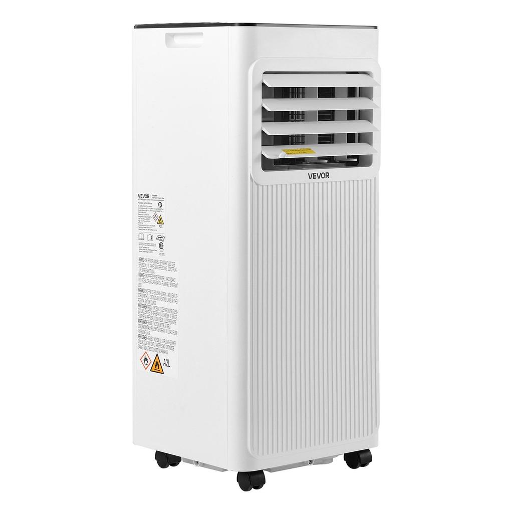 Portable Air Conditioner, 9000 BTU 2.6kW 3-in-1 Standing Cooling Ac Unit, LED Touch Panel & Remote Control, 24h Timer, Cooling/Dehumidifier/Fan Mode