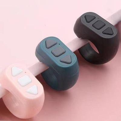 3-button BT Remote Control Page Turner Phone Remote Control Ring Phone Turn Page Click Like Selfie