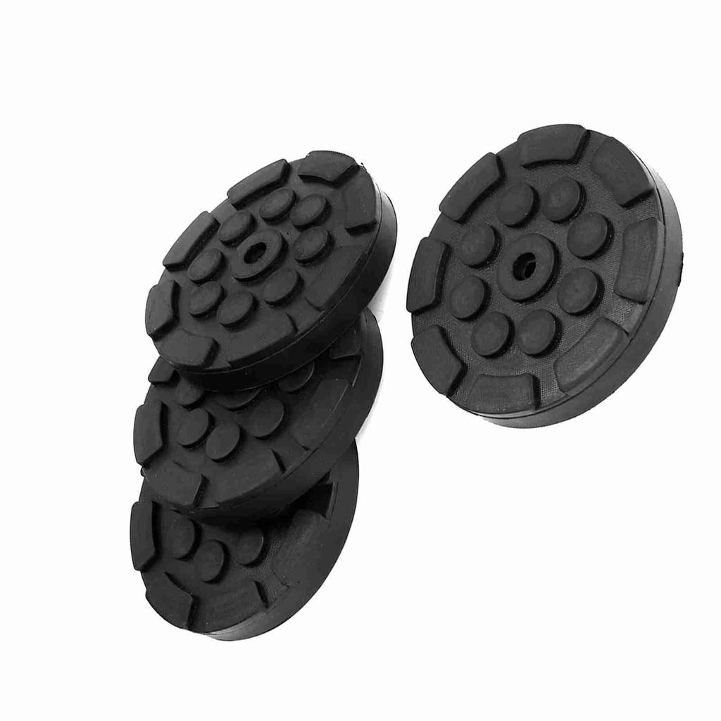 4 Pcs Car Round Rubber Arm Pads Auto Jacking Lift Pads Weightlifter Accessories