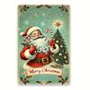 Vintage Iron Signs  Merry Christmas Tree Poster  Metal Plaque Bakery Candy Shop Home Wall Decor
