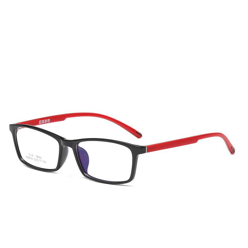 Hyperelastizität Teenager Korrektionsbrille für Kurzsichtige Quadratisch Kinder Optische Brille 0 -0.5 -0.75 Bis -6.0