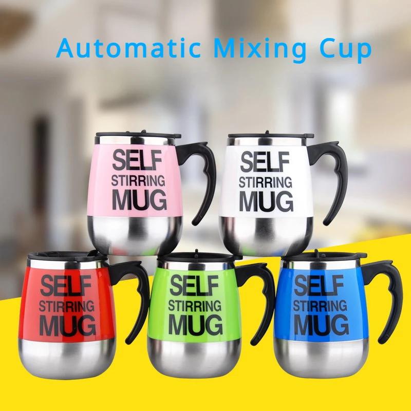 New Tiki Automatic Stanleys Cup Stirring Drinkware Magnetic Coffee Mug Termos 304 Stainless Steel Mixing Creatives Blender Drink