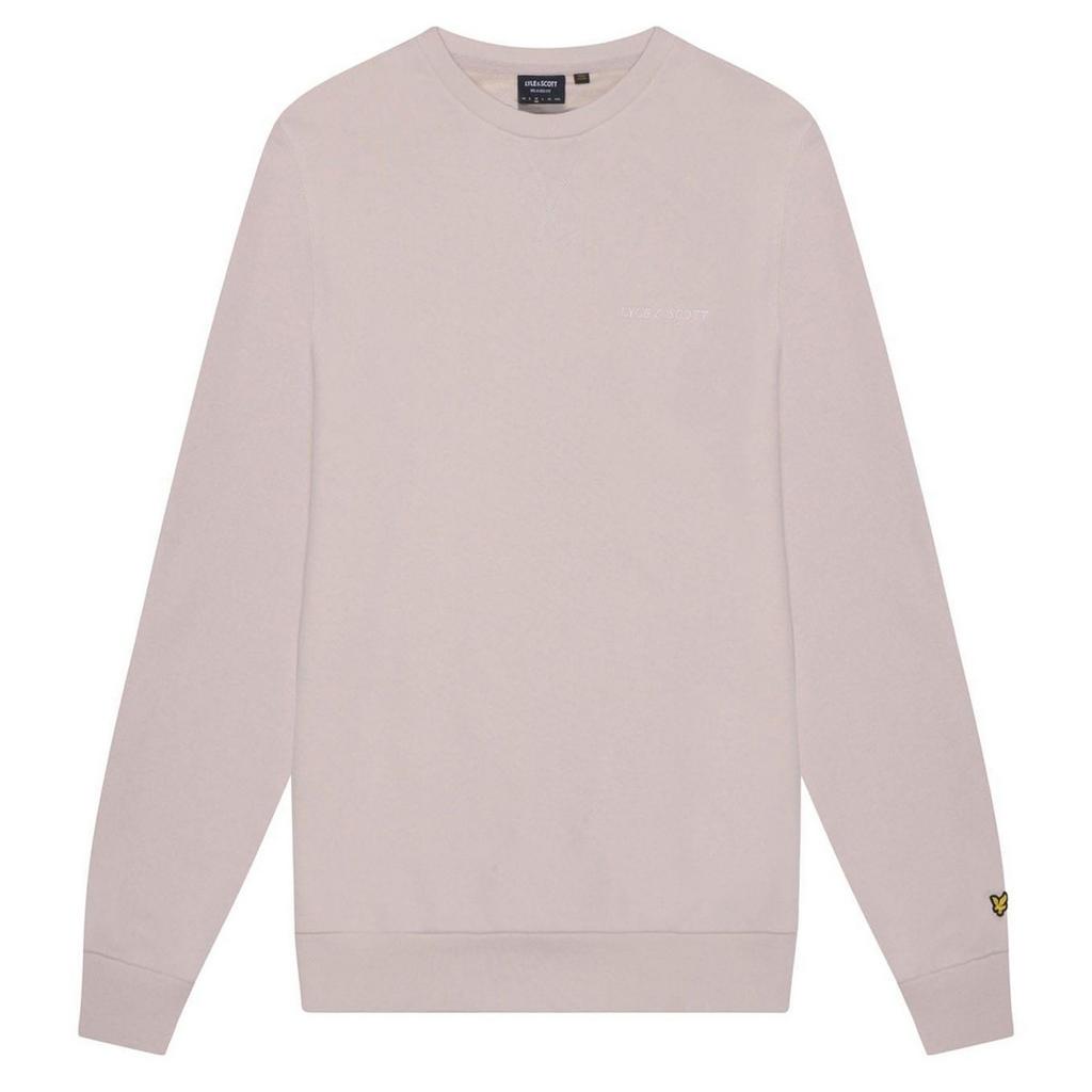 Lyle & Scott Mens Embroidered Loopback Crew Neck Sweatshirt