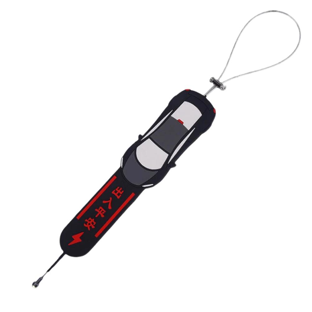 Car Anti-Static Belt Earth Ground Wire Belt Anti-Static Flex Strip Vehicle Truck Electrostatic Strip Canceller Styling For SUV Electrostatic Tape