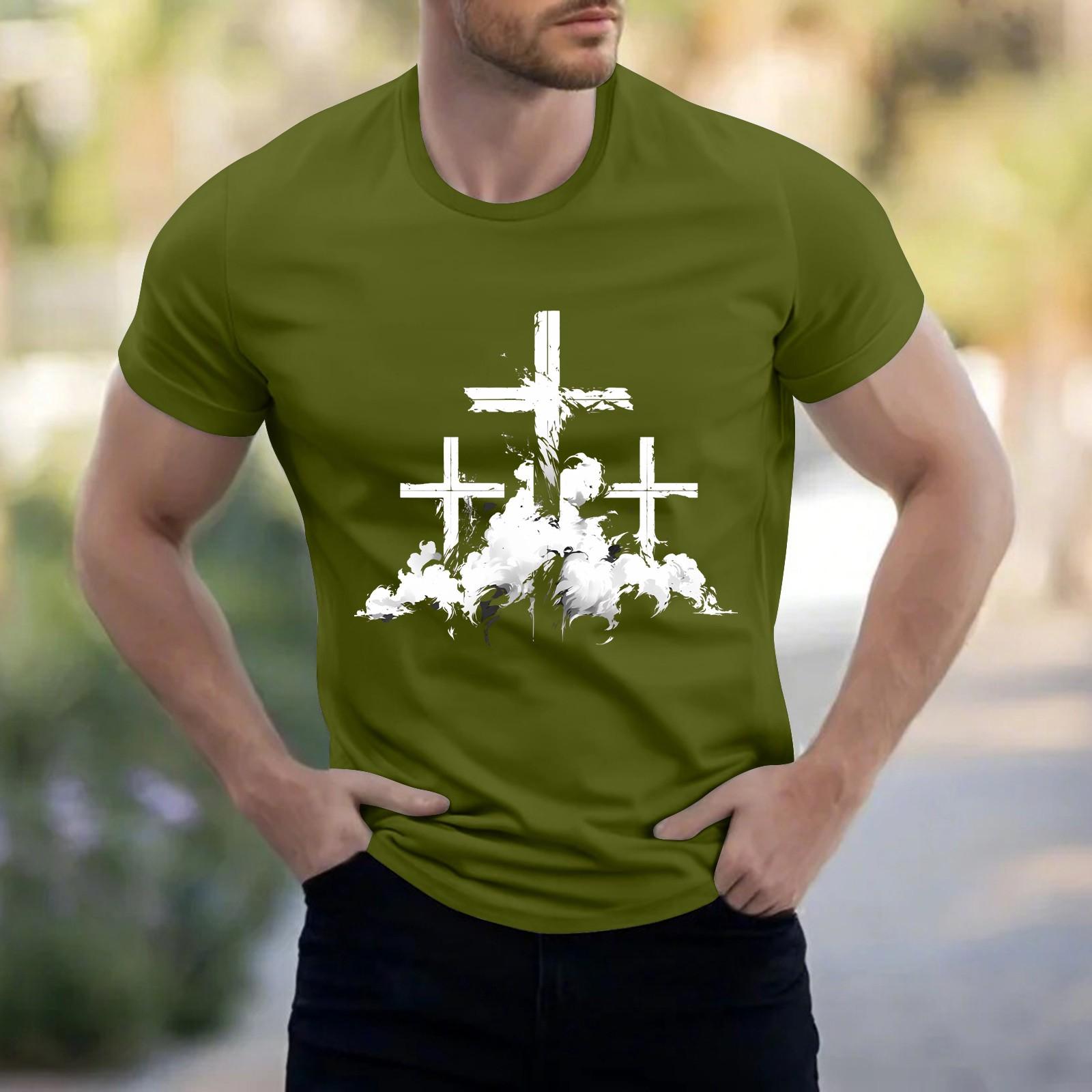 

Чоловіча сорочка зі стоячим коміром і коротким рукавом Вільна святкова сорочка для відпочинку Чоловіча XXL зелений