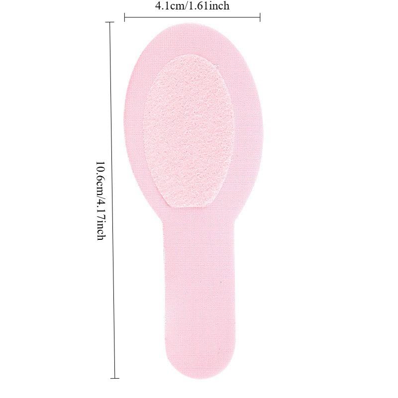 10PCS Finger Cover Finger Guard Strap Convenient Belt Ten Finger Adjustment Velcro Reusable Universal Protection Finger Hand Black